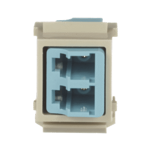 Módulo Acoplador Lc Duplex, Para Fibra Óptica Multimodo Om1/Om2,