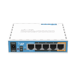 HAP 4 PUERTOS FAST ETHERNET Y WI-FI 2.4 GHZ 802.11 B/G/N, PUERT