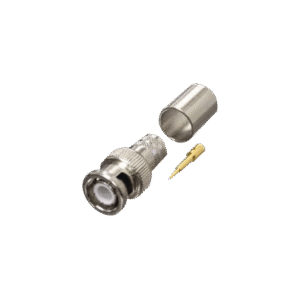 CONECTOR BNC MACHO DE ANILLO PLEGABLE PARA RG-8/U, LMR-400, 9913,