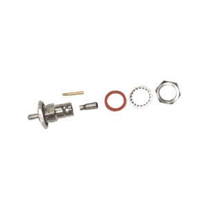 CONECTOR BNC HEMBRA / CHASIS EN D-PLANO, DE ANILLO / RG-174, NIQU