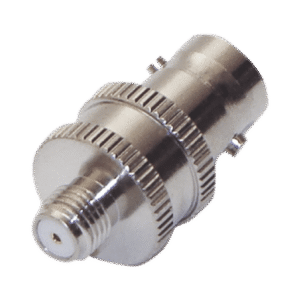 ADAPTADOR EN LÍNEA DE CONECTOR BNC HEMBRA A SMA HEMBRA CORTO / CE