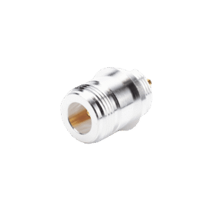 Conector N Hembra, De Montaje En Panel Frontal, 2D Plano.