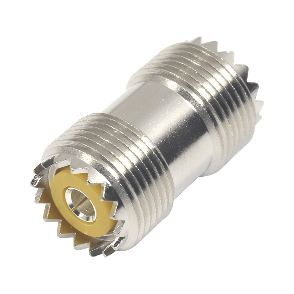 Adaptador Barril En Línea, De Conector Uhf Hembra (So-239) A Uhf