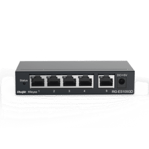 SWITCH NO ADMINISTRABLE CON 5 PUERTOS GIGABIT MODELO: RG-ES105GD