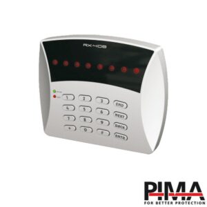TECLADO DE LEDS DE 6 ZONAS PIMA MODELO: RX-406