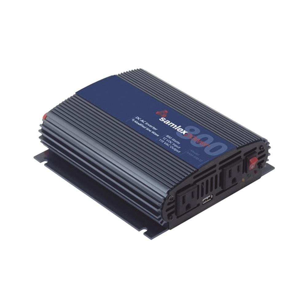INVERSOR DE CORRIENTE (CD-CA) POTENCIA NOMINAL 800 W, ENT:12 VCD,