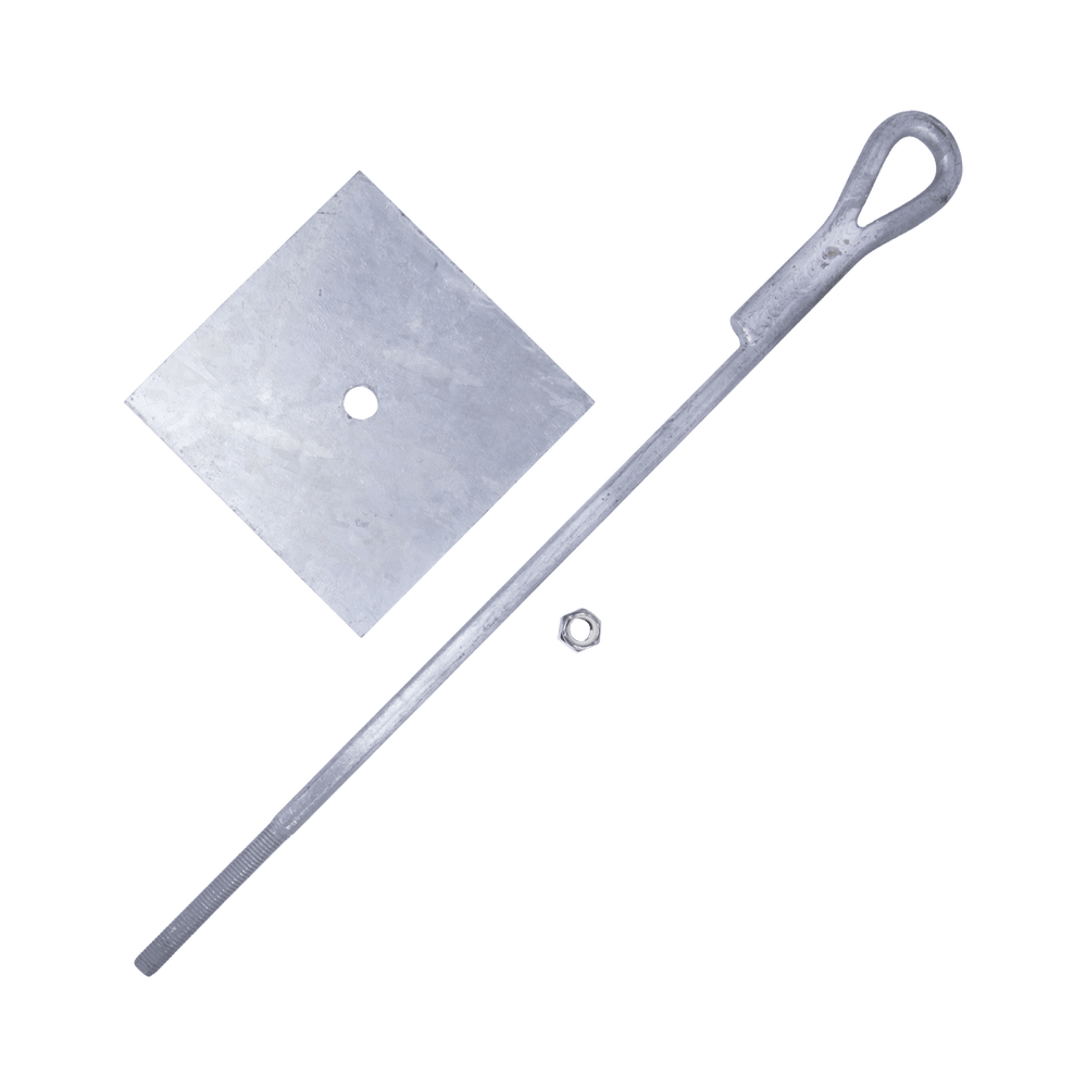 Ancla Para Retenida Para Muro Con Ojo De Llave Galvanizado Por In
