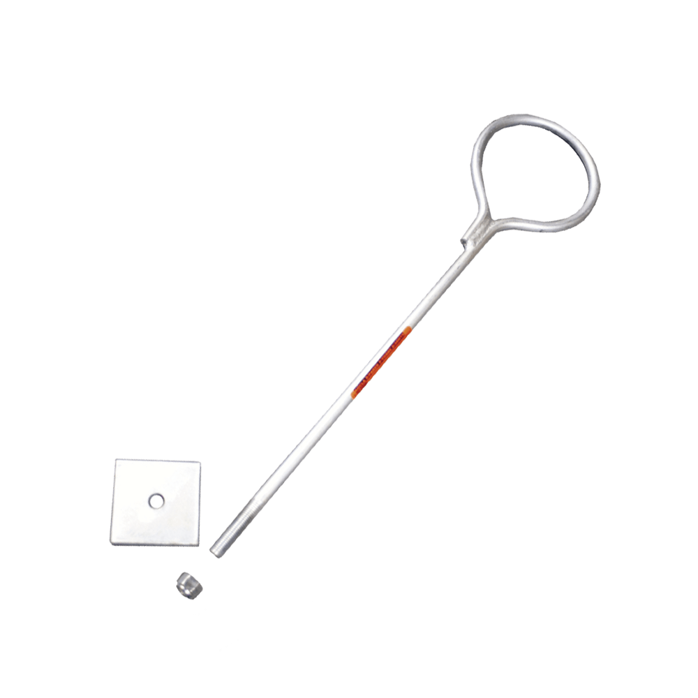 Ancla De Losa O Pared De 65 Cm. De 3/4pulg De Grosor Galvanizada Por