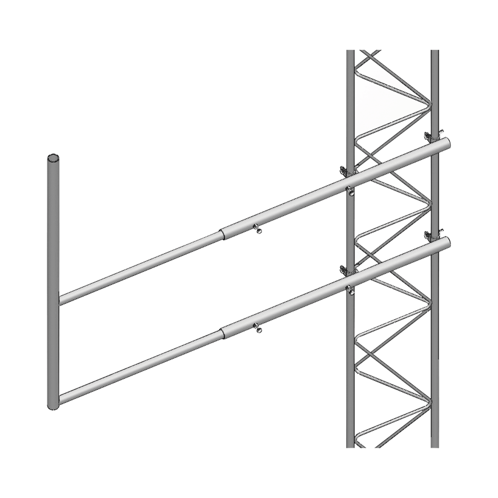 Brazo Tipo pulgFpulg Para Tramos Stz-45G, Galvanizado Por Inmersión Cal