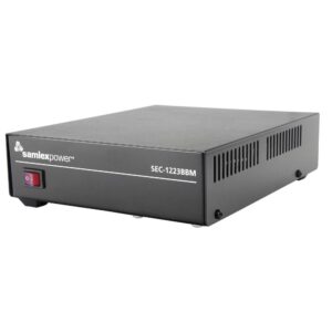FUENTE DE PODER 13.8V, 23A, CONMUTADA CON CIRCUITO CARGADOR DE BA