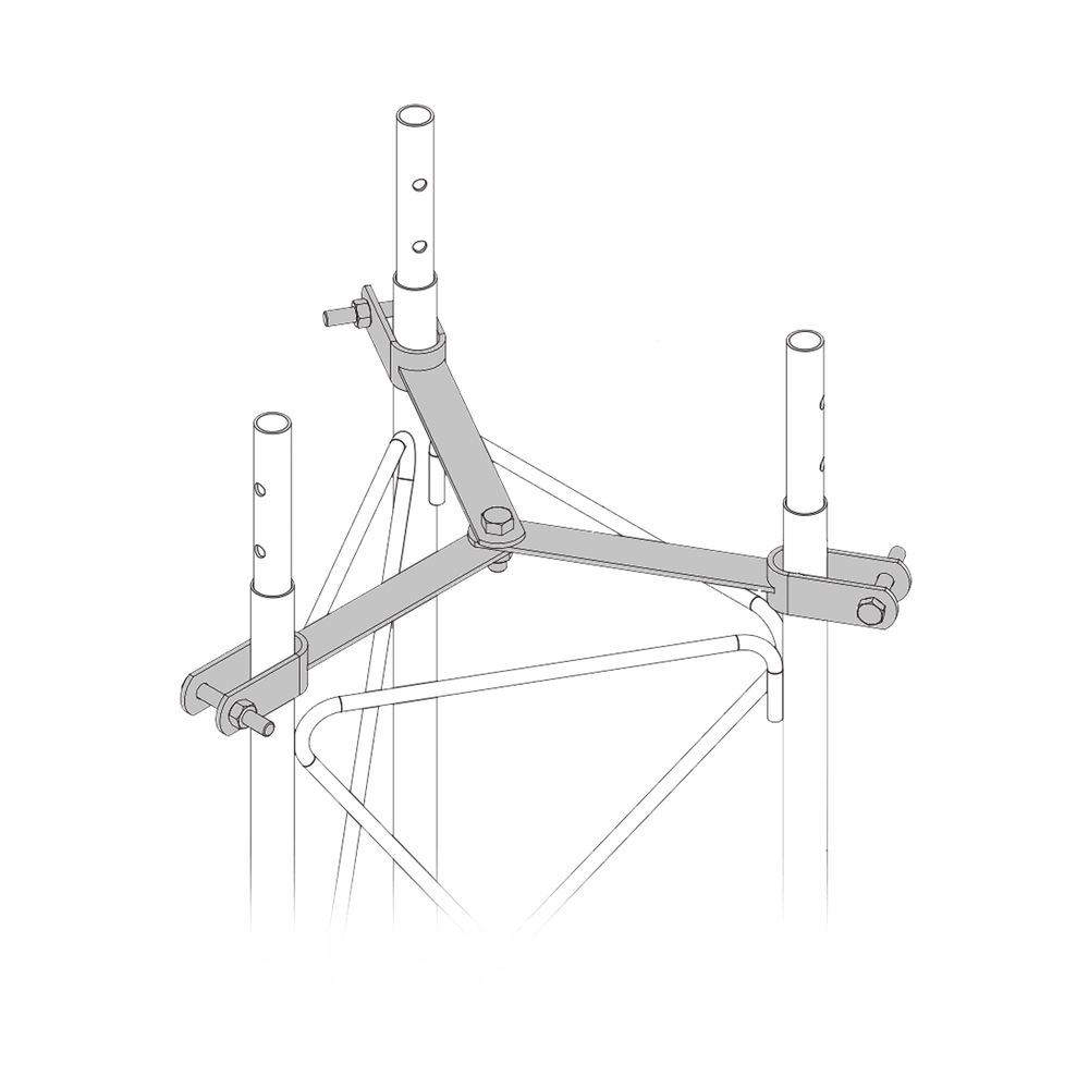 Brida Para Sujeción De Retenida Compatible Con Tramos Stz45G, Gal