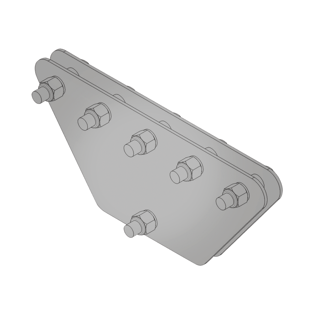 Placas Igualadoras Con Tornillería Y Separadores, Para 5 Retenida