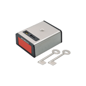 BOTÓN DE PÁNICO ENCLAVADO / RESTABLECIMIENTO MANUAL CON LLAVE / N