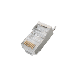 CONECTOR RJ45 PARA CABLE FTP/STP CATEGORÍA 5E - BLINDADO CON PIN