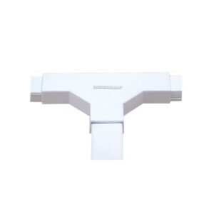 SECCIÓN EN T COLOR BLANCO DE PVC AUTO EXTINGUIBLE, PARA CANALET