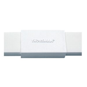 PIEZA DE UNIÓN COLOR BLANCO DE PVC AUTO EXTINGUIBLE, PARA CANALET
