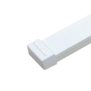 TAPA FINAL COLOR BLANCO DE PVC AUTO EXTINGUIBLE, PARA CANALETA TM