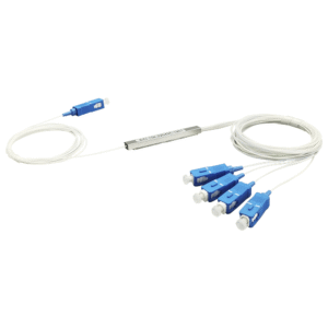 Splitter (Divisor Óptico) Tipo Plc, De 1X4, Conectores Sc/Upc Mod