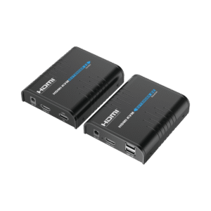 KIT EXTENSOR KVM ( TECLADO, VIDEO, MOUSE ) HDMI 1080P @ 60 HZ, 12