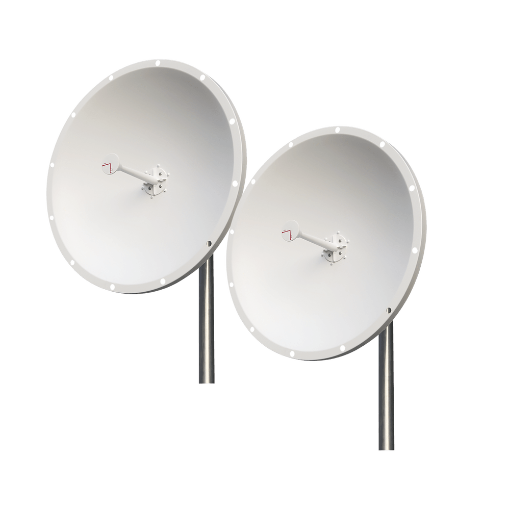 KIT DE 2 ANTENAS PARABÓLICAS DE FRECUENCIA EXTENDIDA, 4.8 - 6.5 G