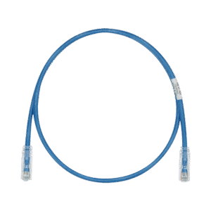 CABLE DE PARCHEO TX6, UTP CAT6, 24 AWG, LSZH, COLOR AZUL, 1 METRO