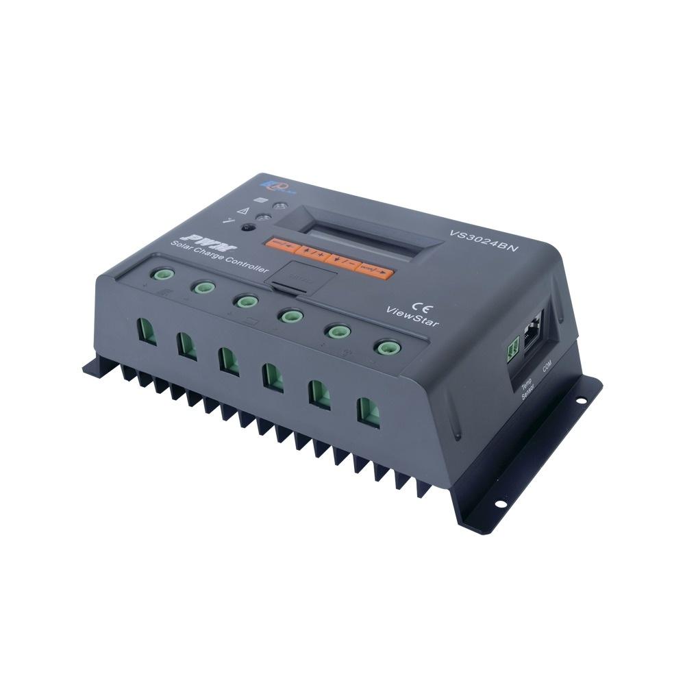 CONTROLADOR SOLAR DE CARGA Y DESCARGA PWM 12/24V 30A CON DISPLAY,