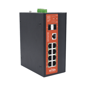 Switch Industrial Administrable De 8 Puertos Gigabit Ethernet