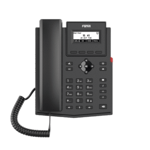 TELÉFONO IP EMPRESARIAL PARA 2 LINEAS SIP CON PANTALLA LCD, PUERT