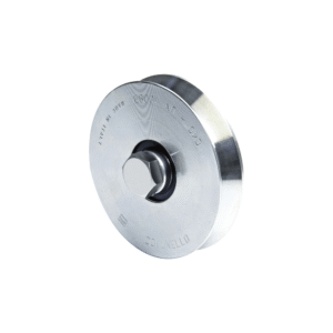 RUEDA CON RANURA EN V PARA PUERTAS CORREDIZAS DE HASTA 529 LB (24