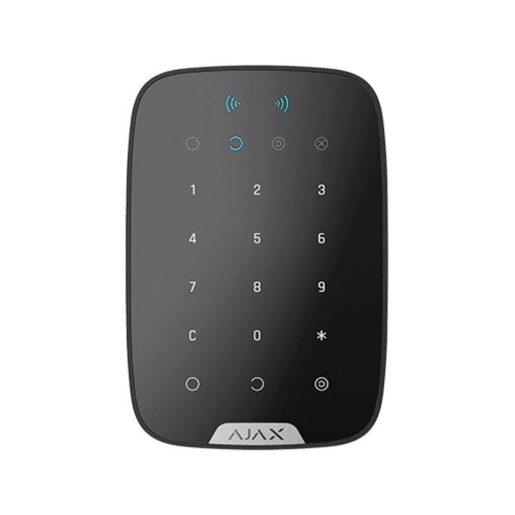 KEYPAD PLUS TECLADO TÁCTIL INALÁMBRICO COMPATIBLE CON TARJETAS Y