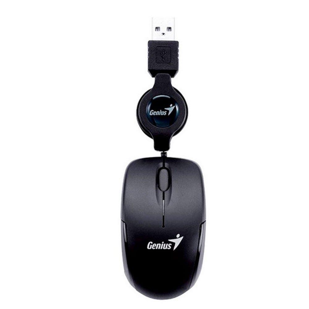 Mouse Genius Micro Tr Usb Negro Retractil