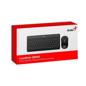 COMBO TECLADO + MOUSE GENIUS LUXEMATE Q8000 INALAMBRICO NEGRO MOD