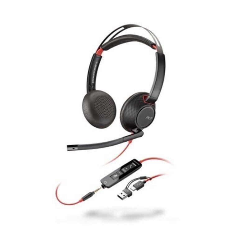 POLY BW 5220 USB-C HS +3.5MMP +USB-C/A MODELO: 8X231AA