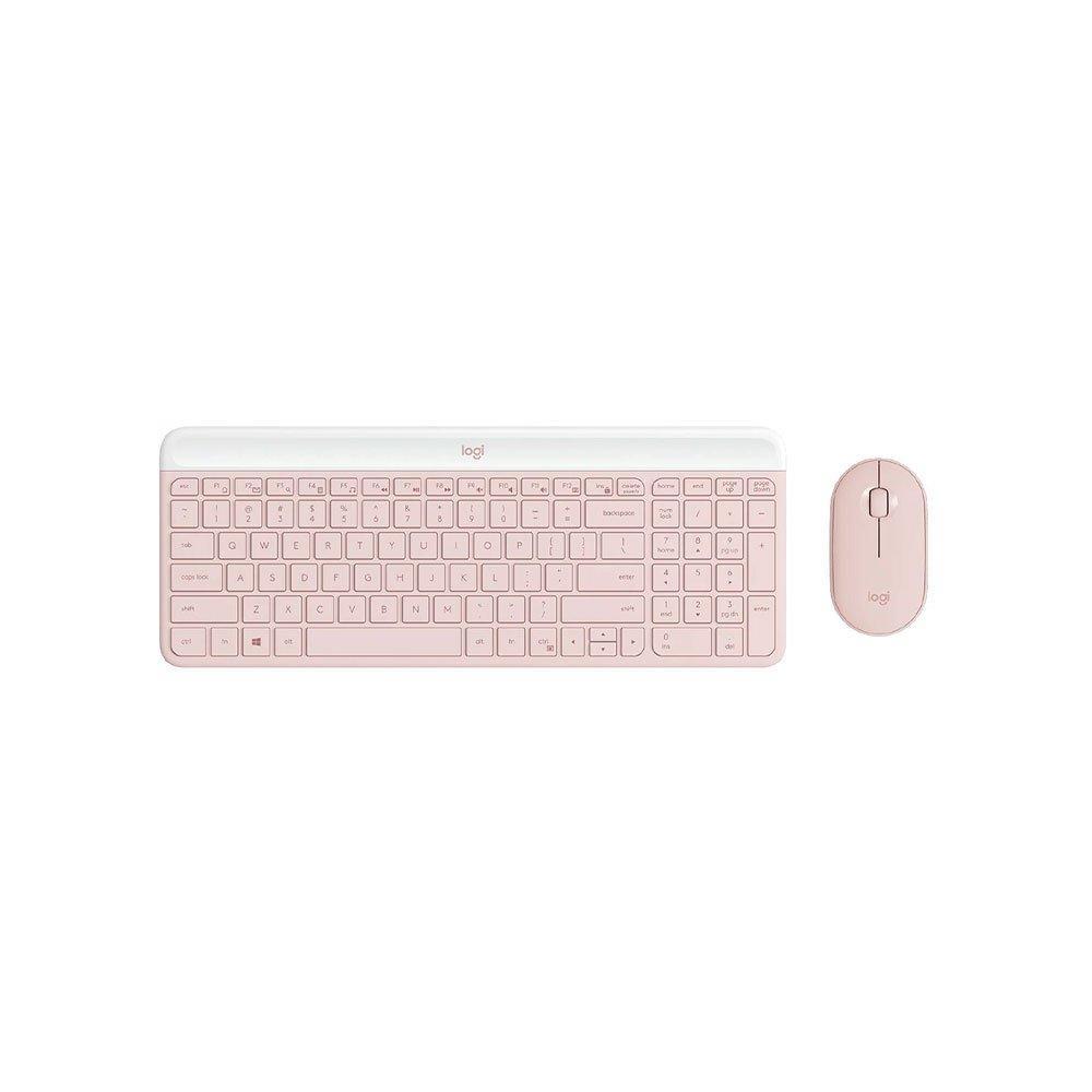 COMBO TECLADO-MOUSE WIRELESS MK470 ROSA (LAT/MX ESP)