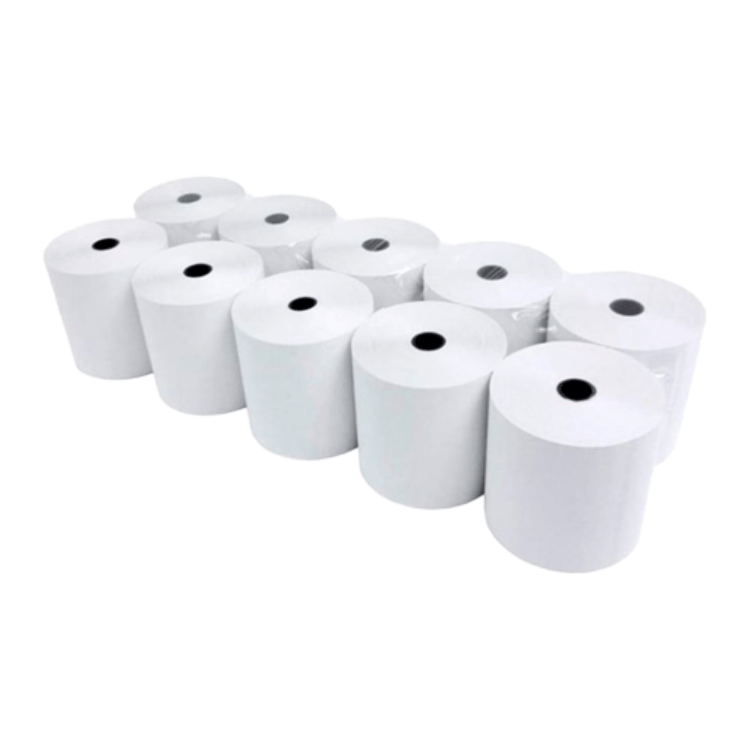 PAPEL TERMICO PARA RECIBOS POS 80X70MM/65 GRAMOS (PAQUETE X 5 UNI
