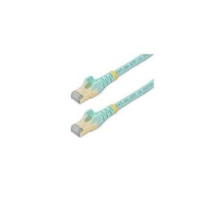 35FT AQUA MOLDED CATEGORY 6A PATCH CABLE MODELO: C6ASPAT35AQ