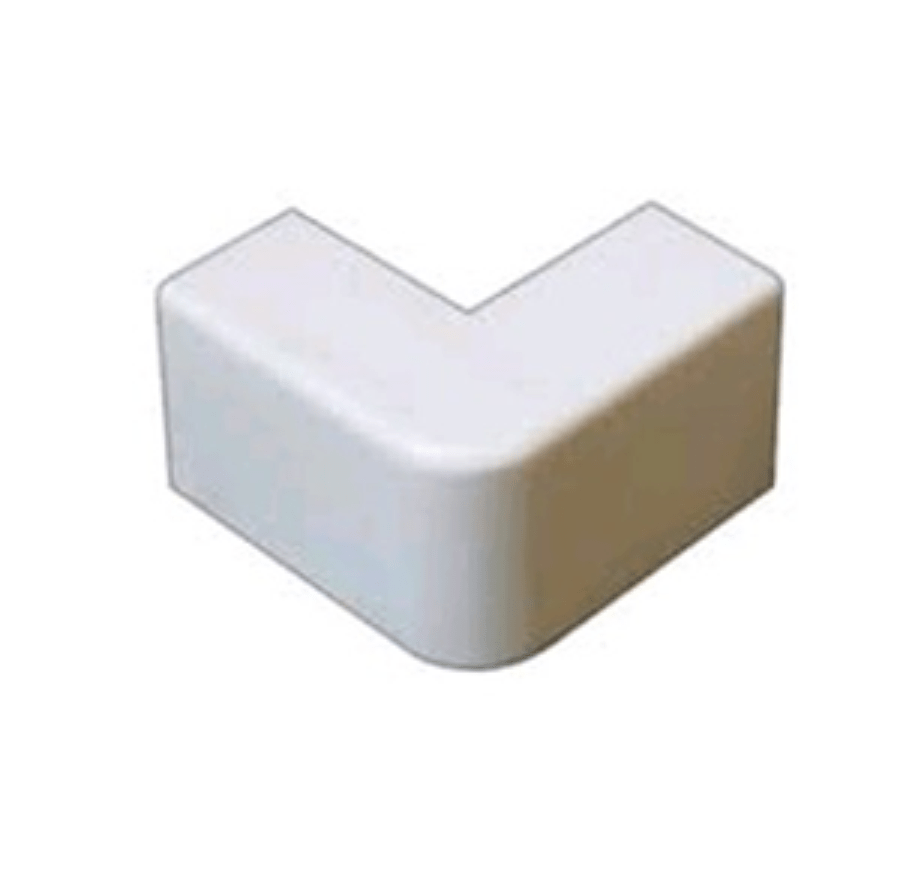CODO EXTERNO PLASTICO EN ABS 13X7 BLANCO MODELO: CP6039