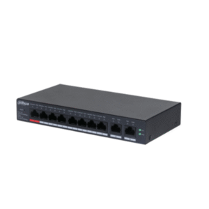 SWITCH POE 8 PUERTOS GIGABIT IEEE 802.3 AF/AT 1 PUERTO HASTA 60W