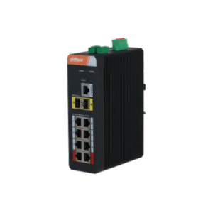 SWITCH GIGABIT INDUSTRIAL ADMINISTRABLE 10 PUERTOS POE 8 PUERTOS