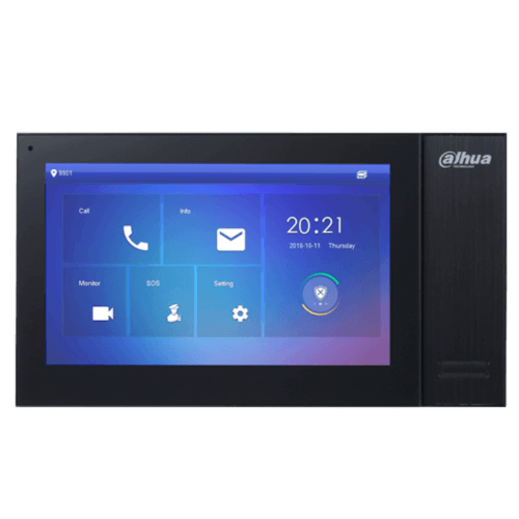 INTERCOMUNICADOR INTERNO CON PANTALLA TACTIL CAPACIT 7pulg TCP/IP AL