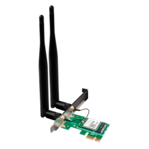 ADAPTADOR WIFI5 PCI EXPRESS 2.4GHZ/5GHZ AC1200 2 ANTENAS 5DBI MOD