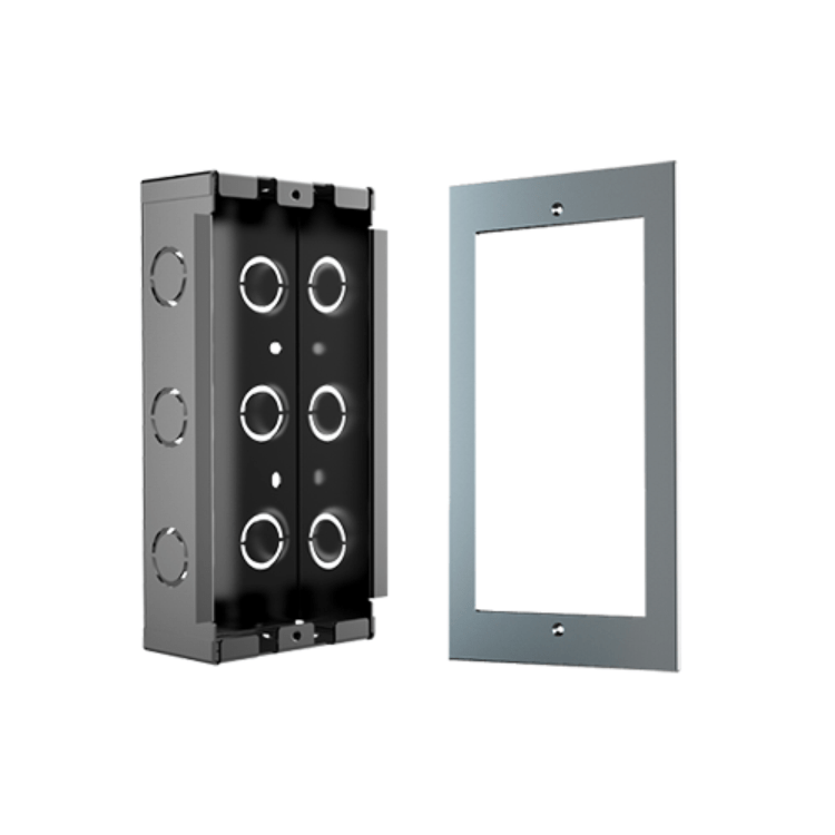 CAJA DE EMPOTRAR DE 3 MODULOS EN ALEACION DE ALUMINIO PARA VIDEOP