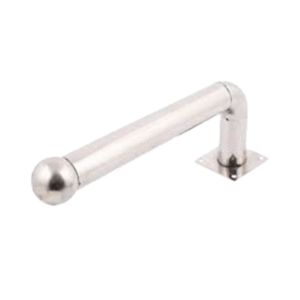 SOPORTE DE ACERO INOXIDABLE TIPO L DE 50 CM  PARA BARRERAS PERIME