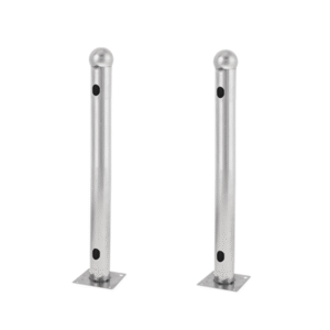 SOPORTE DE ACERO INOXIDABLE TIPO T DE 50 CM  PARA BARRERAS PERIME
