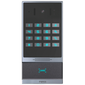 VIDEO PORTERO 2 LINEAS SIP ALUMINIO POE CAM 2MP TECLADO 10000 TAR
