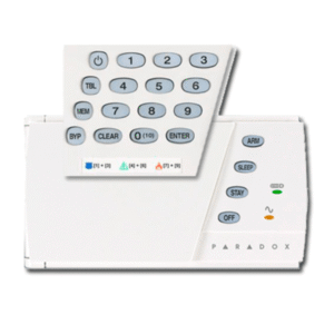 TECLADO LED CABLEADO DE 10 ZONAS MODELO: K636