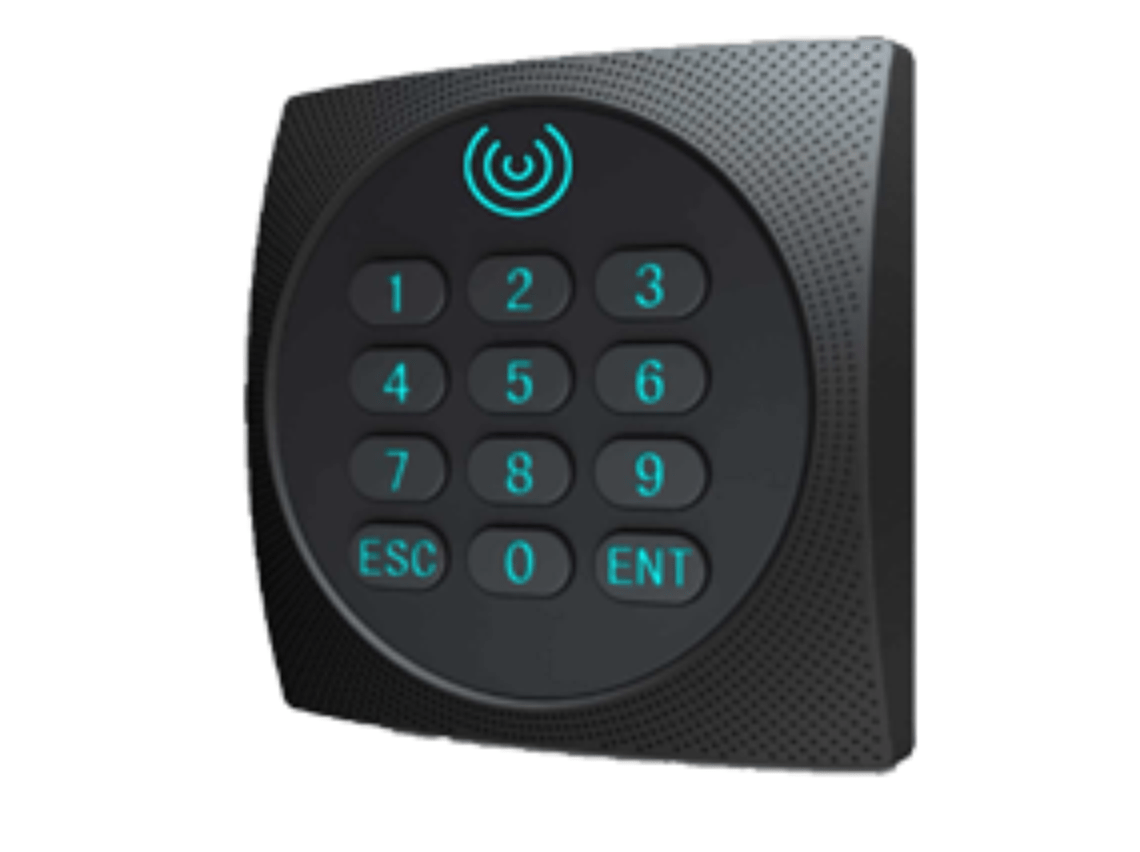 LECTOR ESCLAVO TARJETAS EM Y TECLADO WIEGAND IP65 DIMENSIONES 86