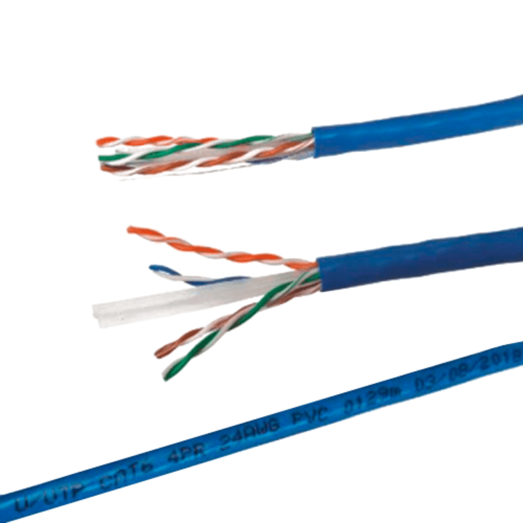 CABLE UTP CAT6 INTERIOR SIN BLINDAR 305M 24AWG BC CHAQUETA CM COL