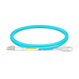 PATCH CORD FIBRA ÓPTICA MM OM4 LC DUPLEX A SC DUPLEX UPC CHAQUETA