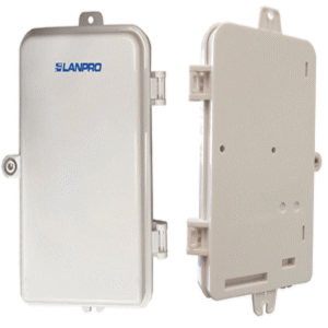 CAJA LIU EN PLASTICO ABS PARA FIBRA ÓPTICA CAPACIDAD DE 4 ADAPT.